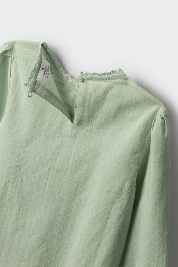 Springfield Kids Blusa plumetti ni&ntilde;a verde