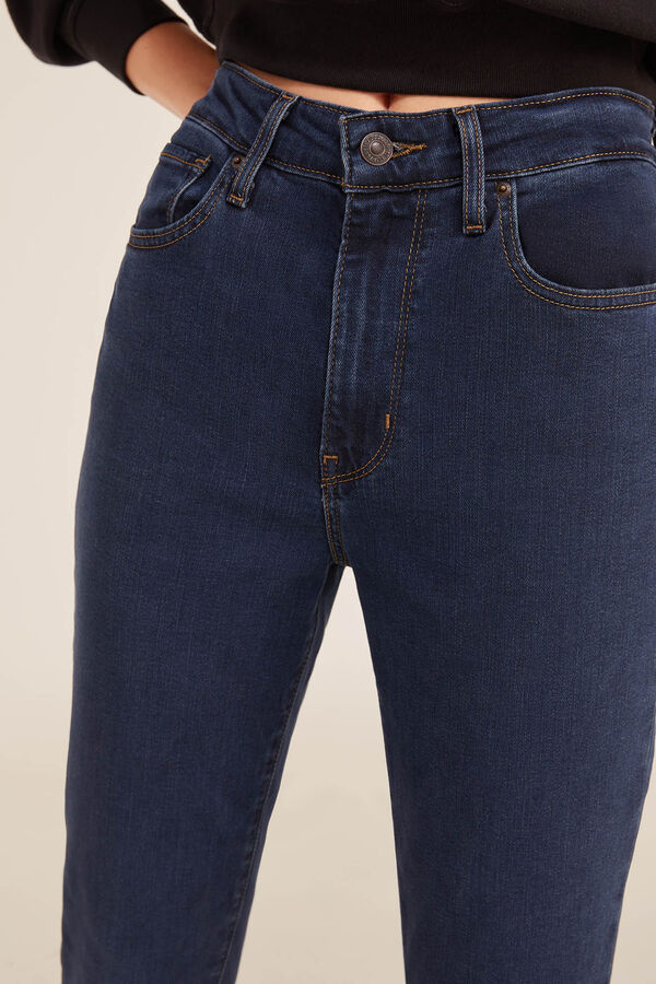 Springfield Jeans Skinny talle alto con Lyocell azul