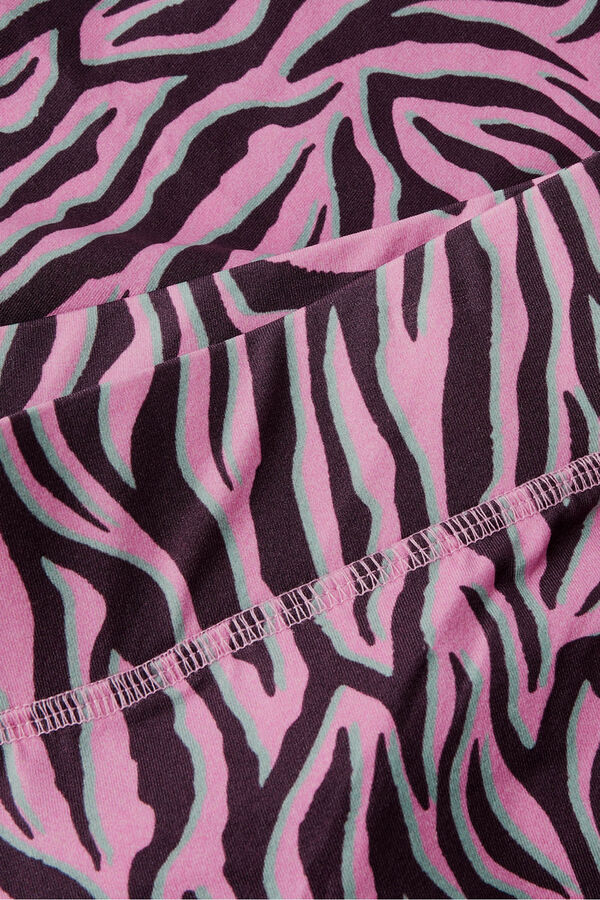 Name it Legging de cebra morado/lila