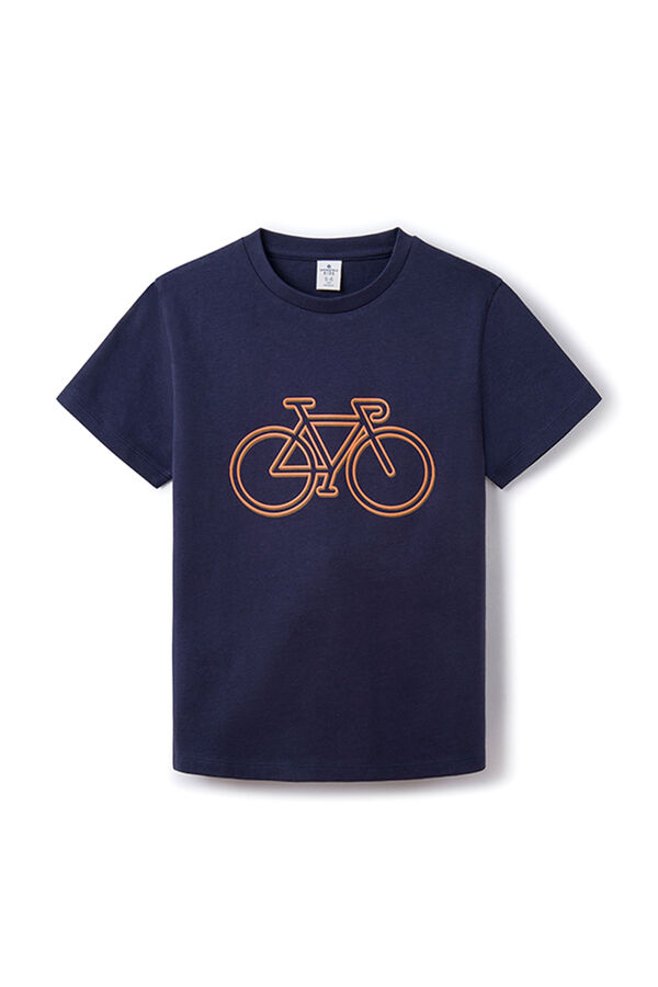 Springfield Kids Camiseta bici niño azul