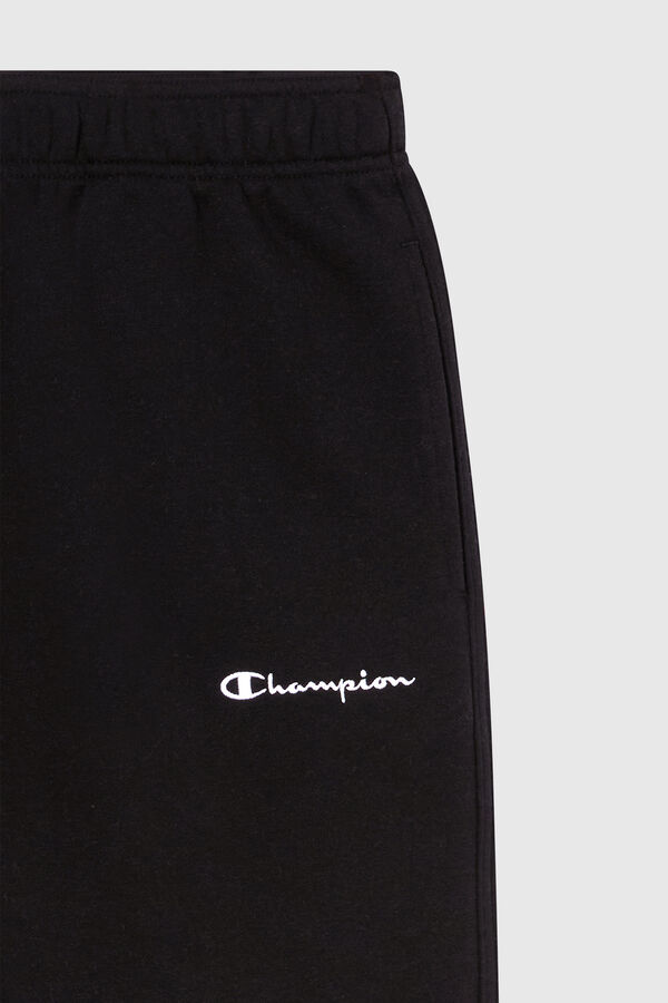 Champion Pantal&oacute;n recto algod&oacute;n Champion negro