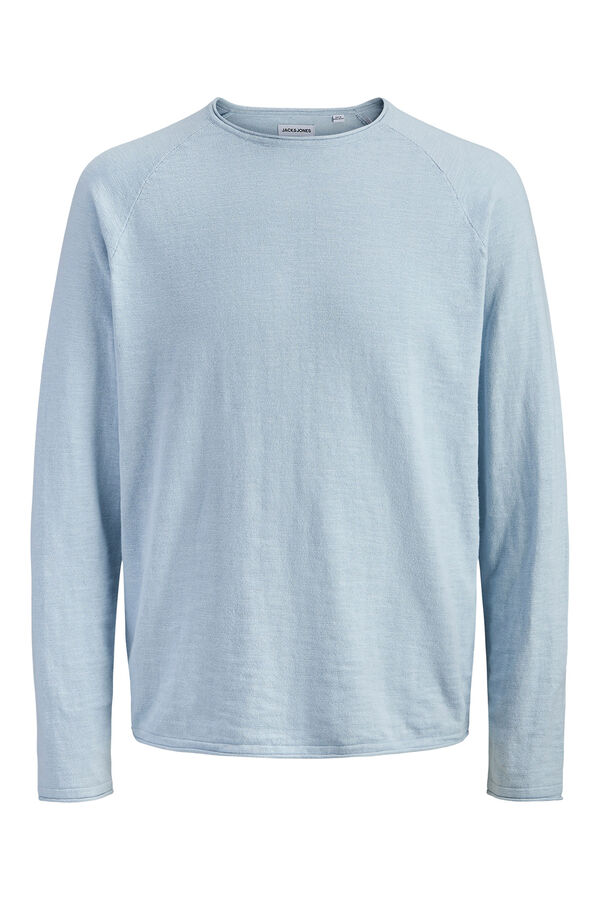 Jack & Jones Jersey b&aacute;sico manga larga azul