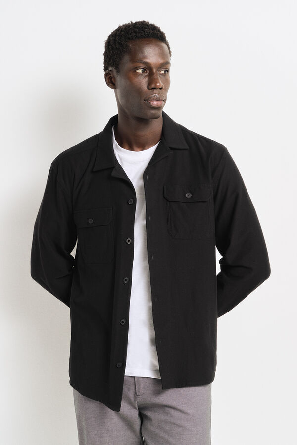 Springfield Camisa bowling negro