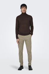 Only & Sons cal&ccedil;as chino slim fit masculinas cru