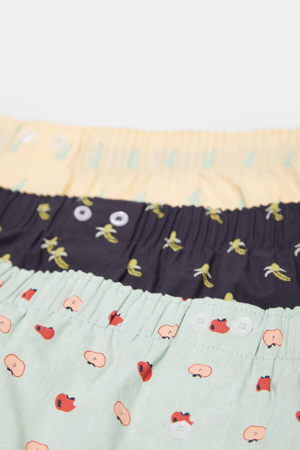 Springfield Pack 3 cuecas tecido estampadas estampado