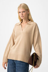 Tiffosi Camisola Relaxado com Gola cru