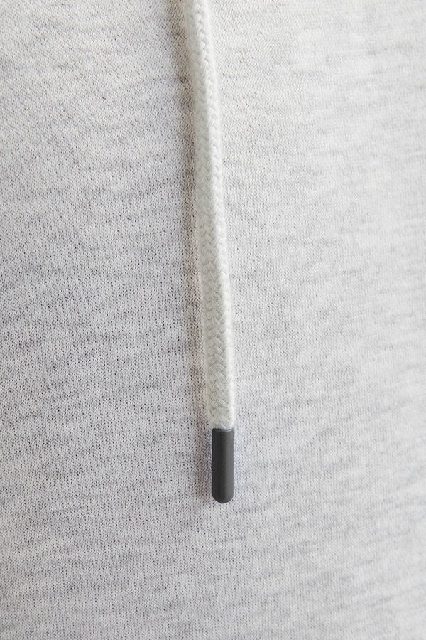 Jack & Jones Sweatshirt com capuz e ajuste padr&atilde;o branco