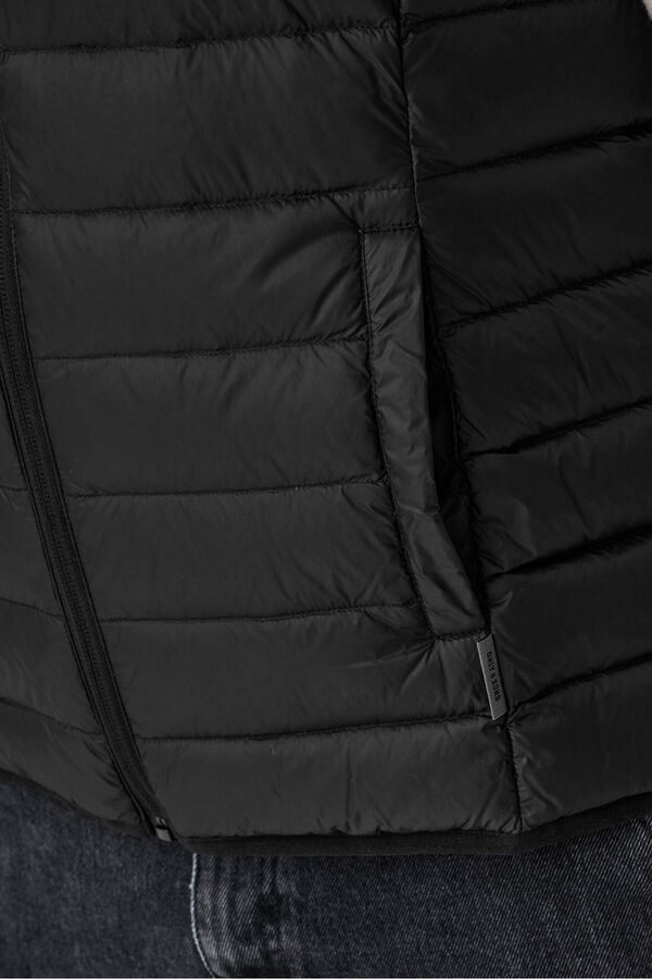 Only & Sons Colete acolchoado leve preto