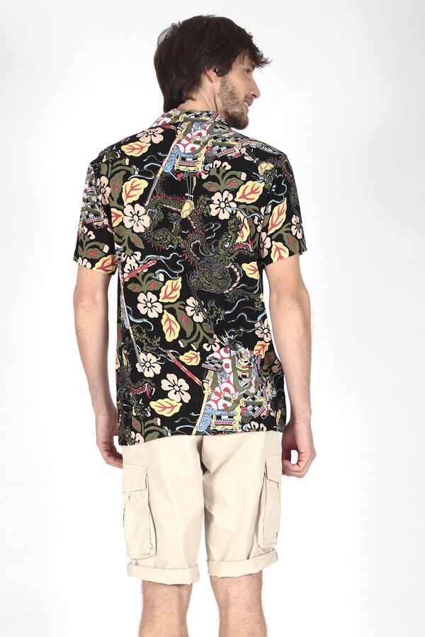 Brave Soul Short cargo con siete bolsillos beige