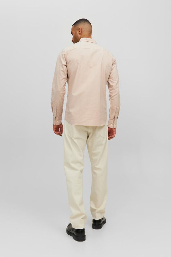 Jack & Jones Camisa oxford bege