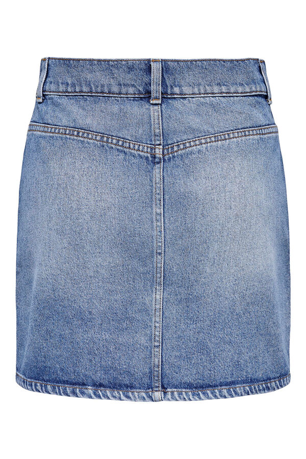 Only Saia mini denim azul