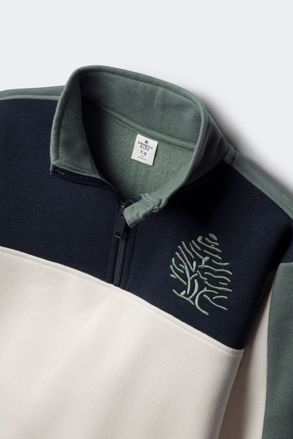 Springfield Kids Sudadera camionero cortes ni&ntilde;o blanco