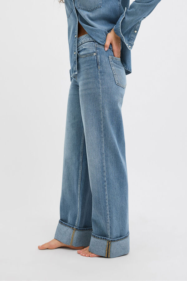 Jack & Jones Jeans wide leg azul