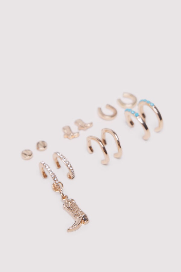 Springfield Pack pendientes boot charms amarillo