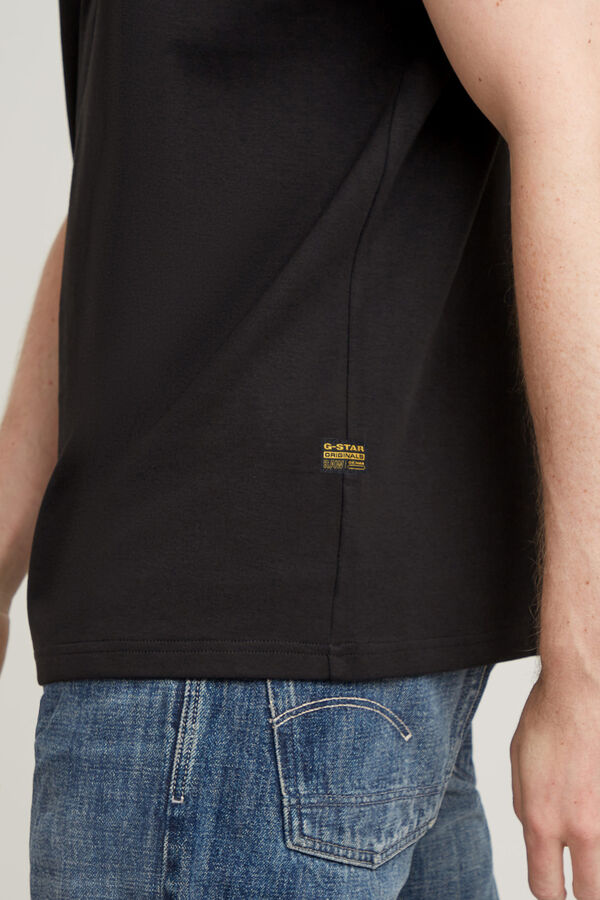 G-STAR Camiseta de manga corta y logo G-Star negro
