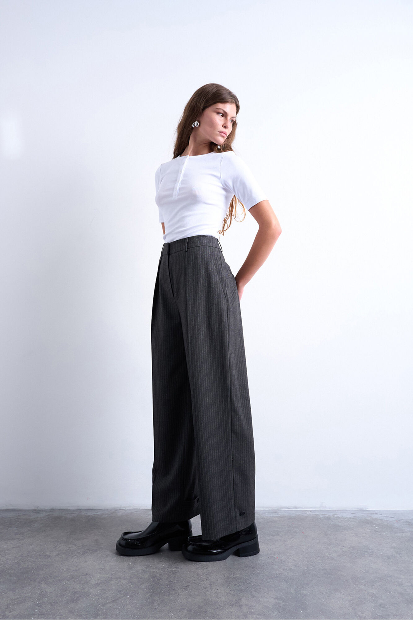 Topshop Cal&ccedil;as de perna larga