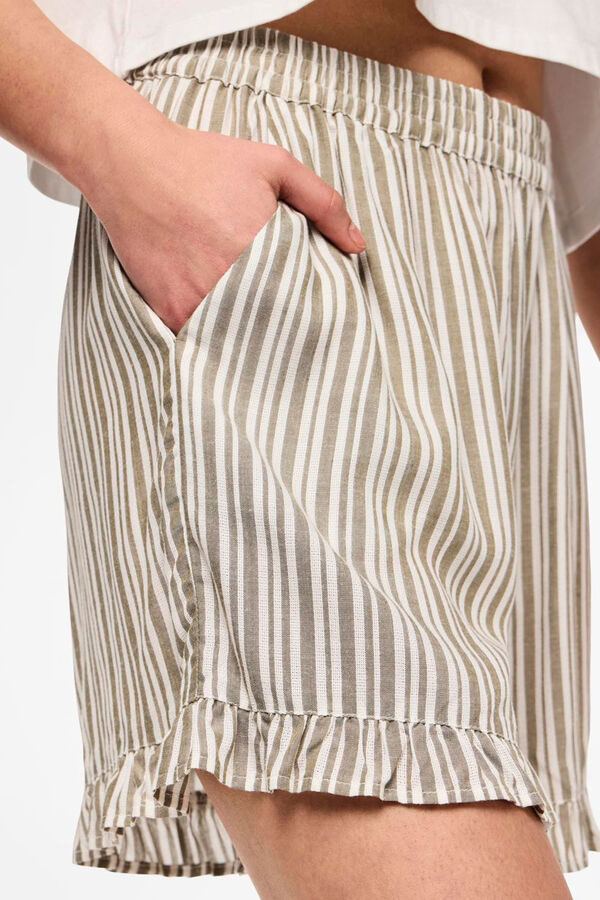 Pieces Camiseta de algodón sin mangas gris