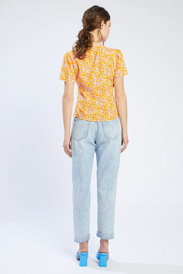 Pimkie Blusa ce&ntilde;ida estampado
