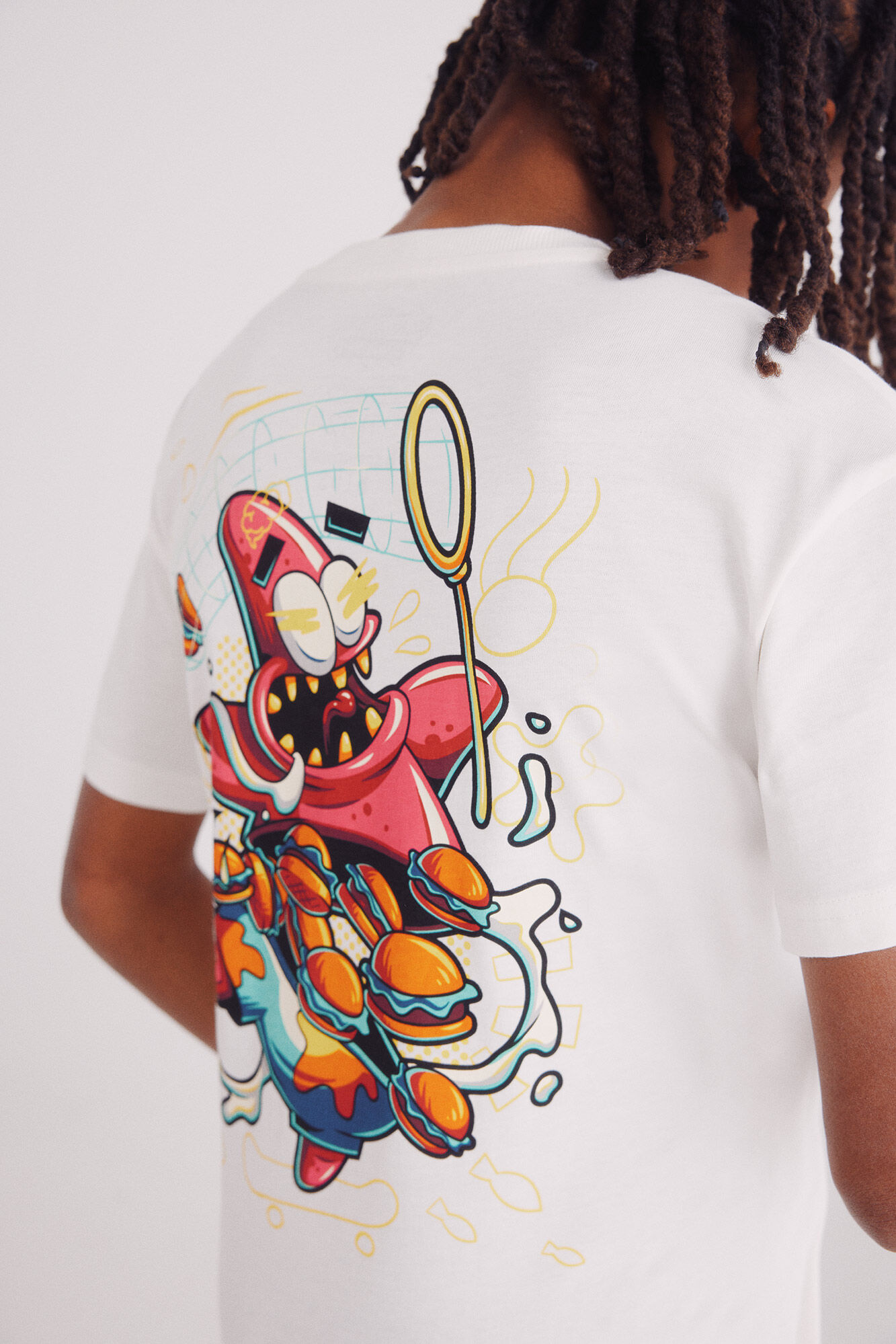 Springfield Kids Camiseta infantil Bob Esponja Cal&ccedil;a Quadrada