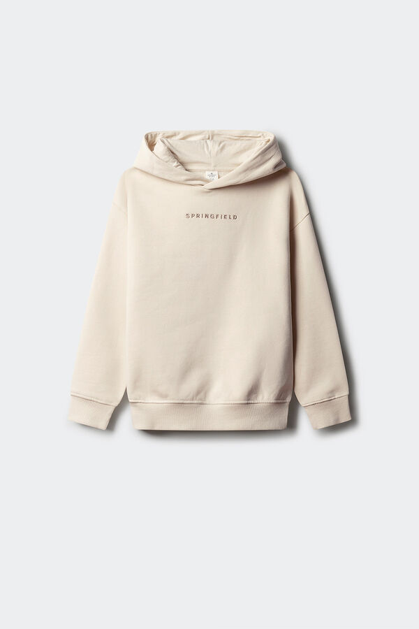 Springfield Kids Sudadera con capucha &aacute;rbol ni&ntilde;o blanco