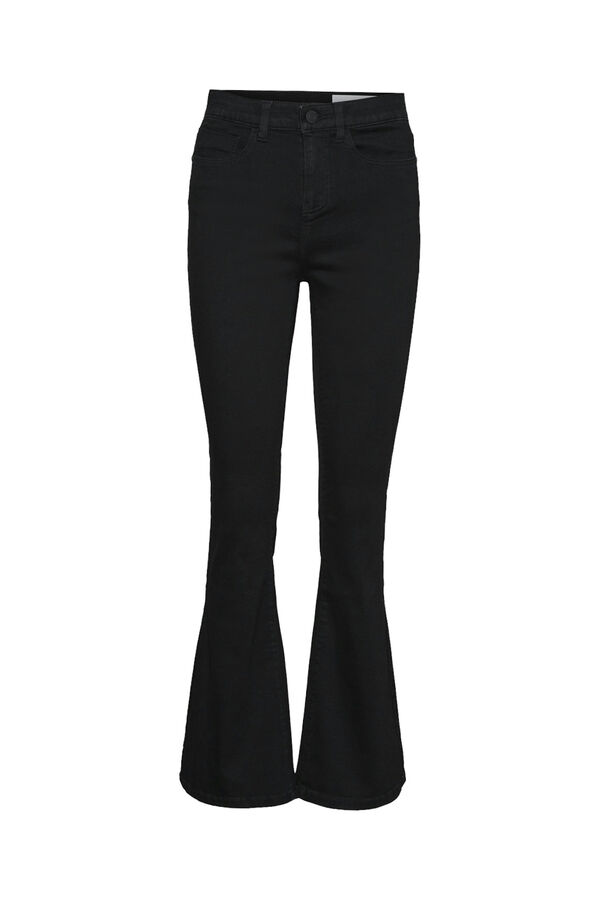 Noisy May Jeans Flare preto