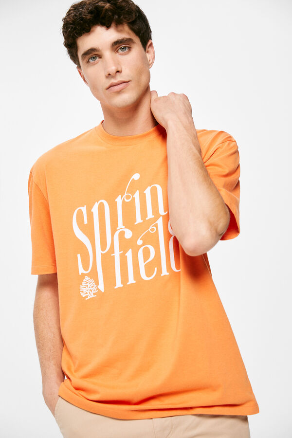 Springfield Camiseta Springfield naranja