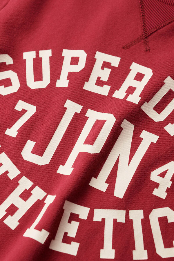 Superdry Sudadera Cuello Redondo burdeos