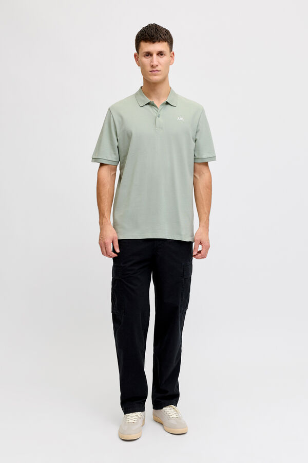 JJ REBEL Polo regular fit verde