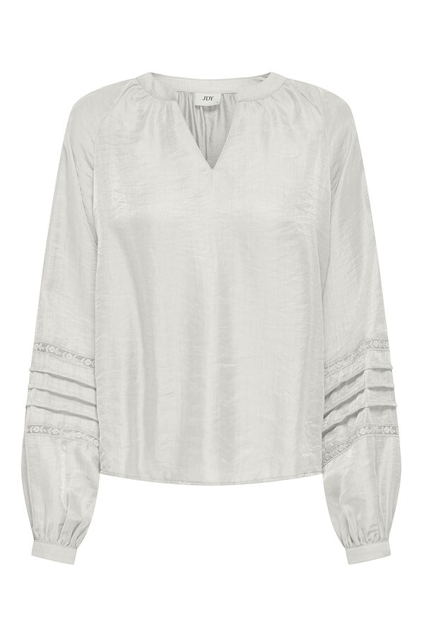 JDY Blusa de manga comprida branco