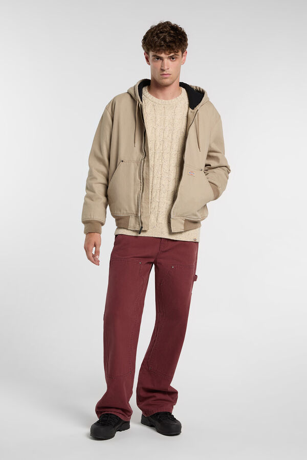 Dickies Casaco de lona com capuz Hilham cru