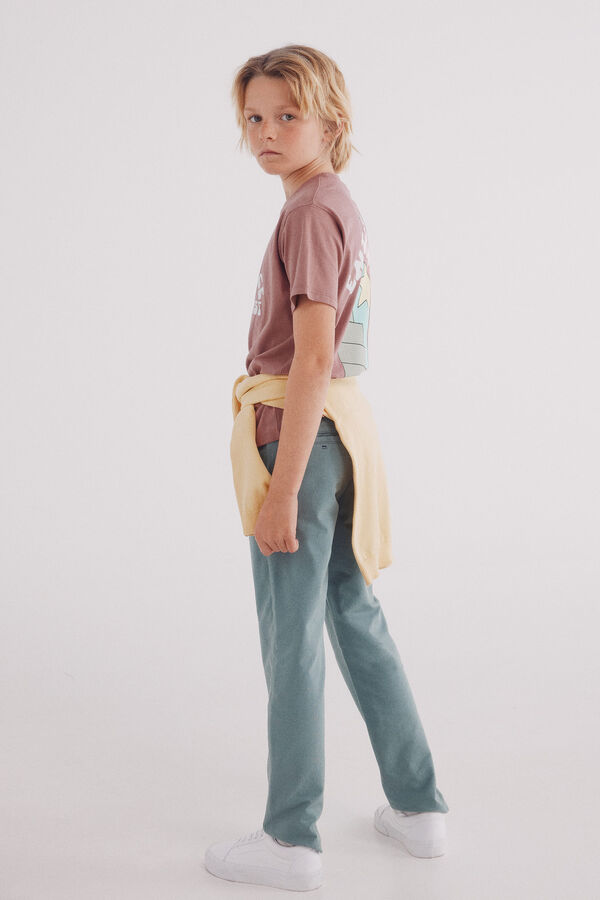 Springfield Kids Camiseta Paradise ni&ntilde;o rosa