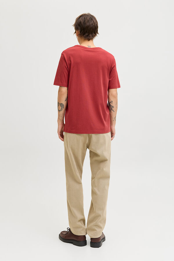 Jack & Jones T-shirt de Natal de manga curta vermelho