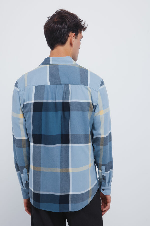 Springfield Camisa cuadros azul