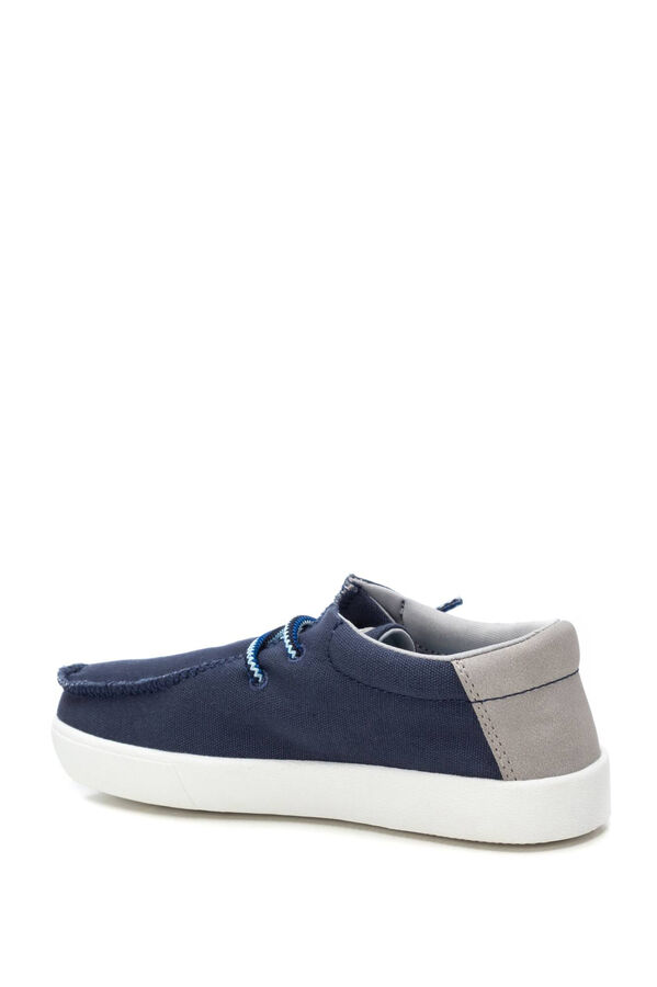 XTI zapatilla de ni&ntilde;o lona azul