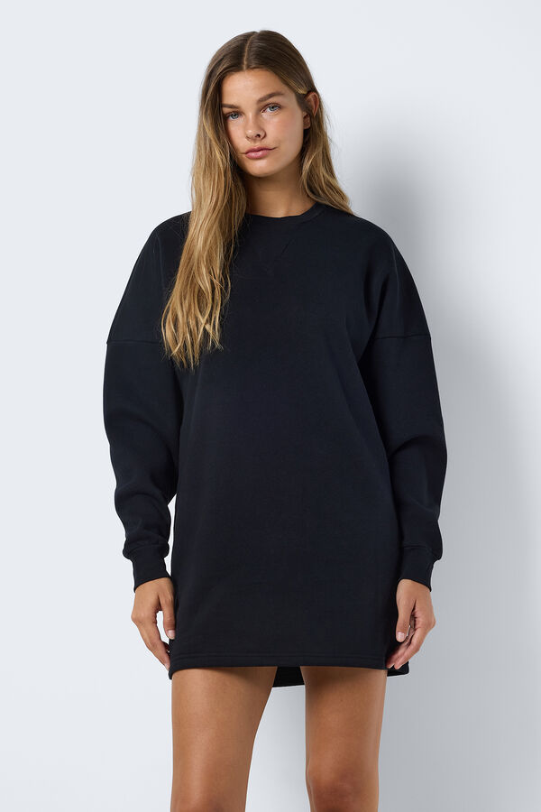 Noisy May Vestido de chándal de felpa negro