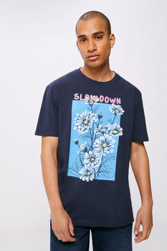 Springfield T-shirt slow down azul