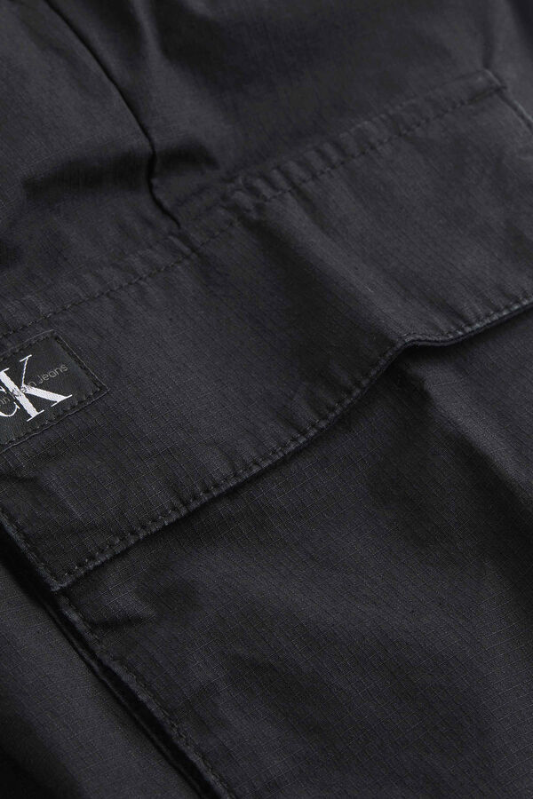 Calvin Klein Pantalón cargo skinny negro