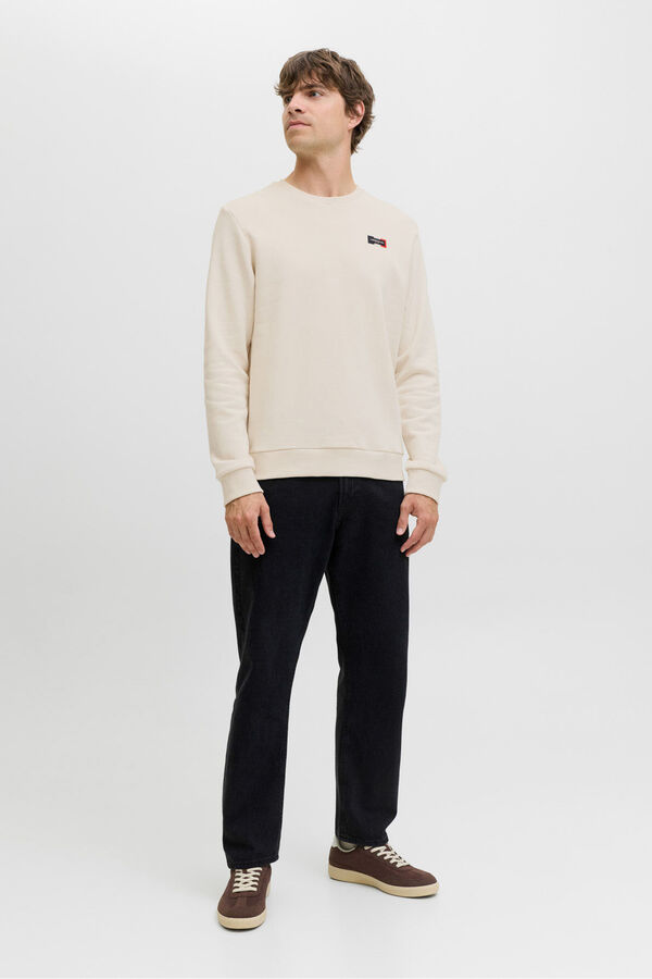 JJ REBEL Sudadera b&aacute;sica logo gris