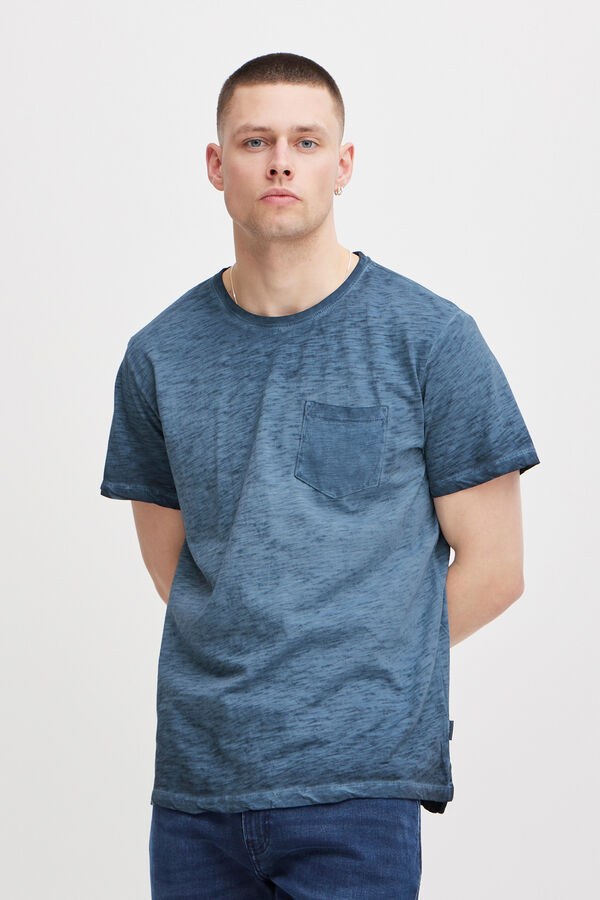 Blend Camiseta Manga Corta azul