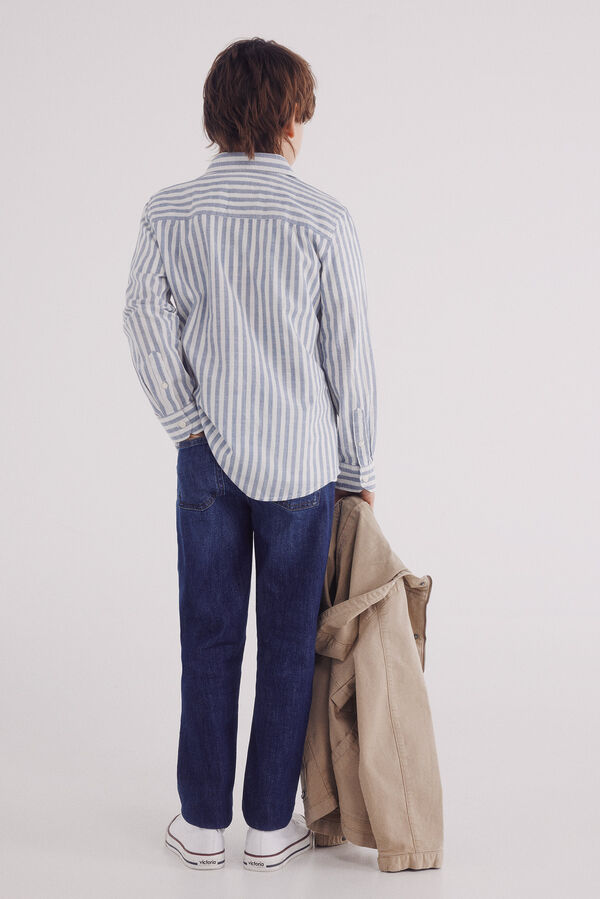 Springfield Kids Cal&ccedil;a denim leve de menino azul