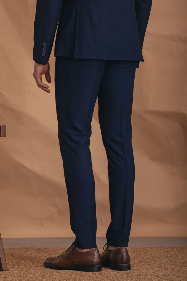 Celopman Pantalón Traje Azul azul