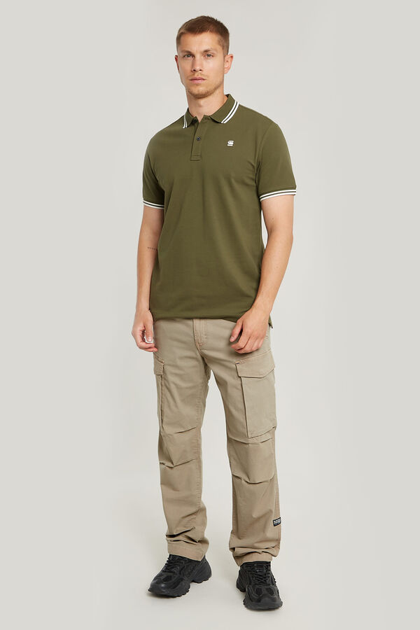 G-STAR Polo de manga curta verde