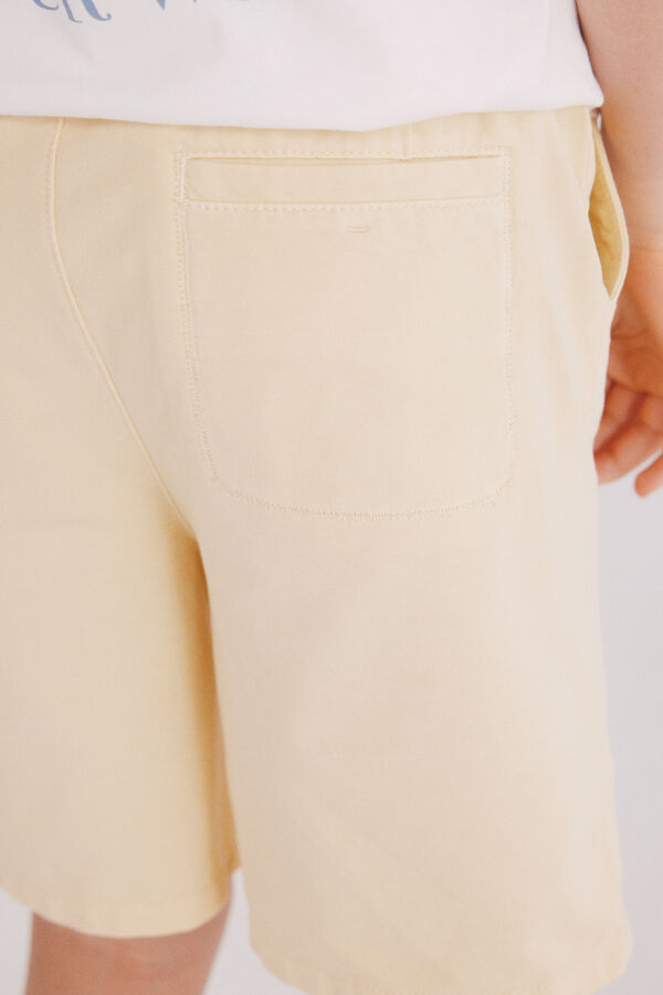 Springfield Kids Bermuda chino para niño amarillo