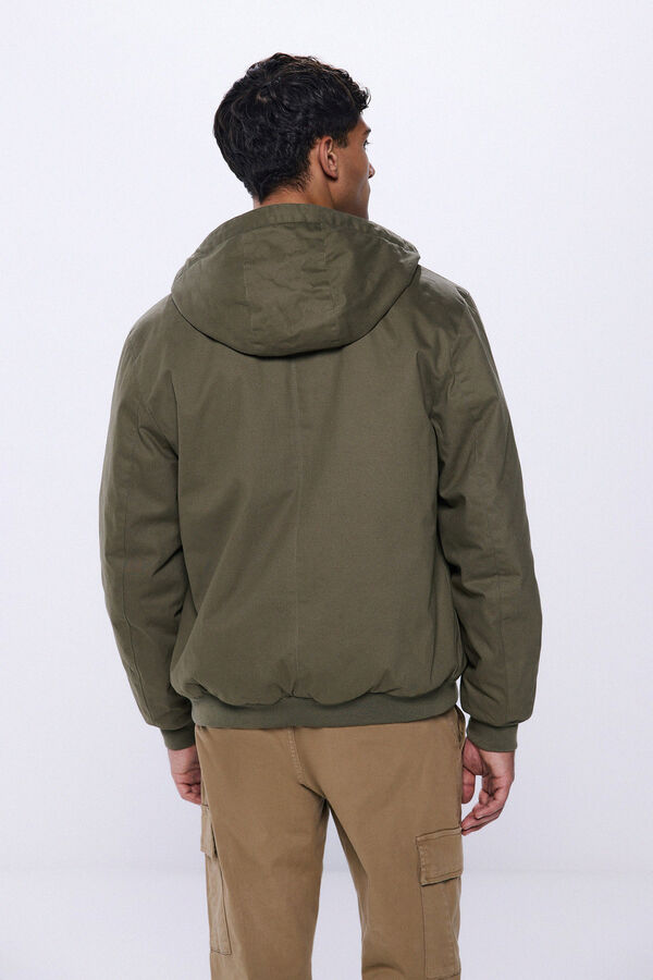 Springfield Jaqueta acolchoada de algodão bege