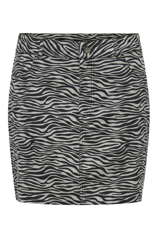 JDY Saia curta jeans cinzento