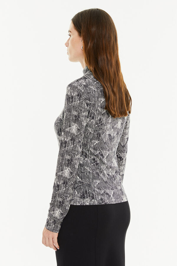 System Action Camiseta estampada negro