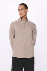 Springfield Camisa dobby cru