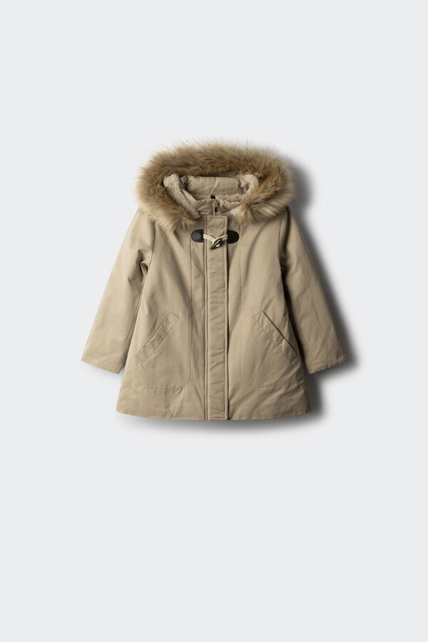 Springfield Kids Parka broche de menina cru