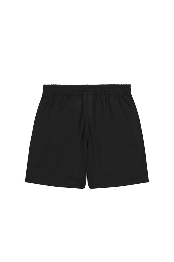 Champion Shorts de algodão masculino preto