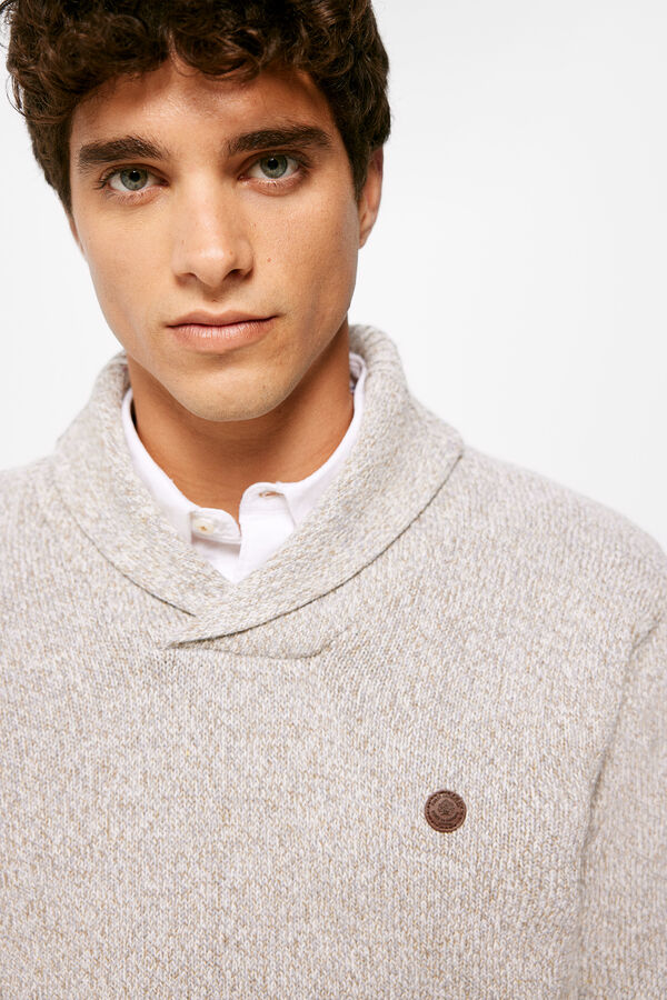 Springfield Jersey torzal cuello smoking gris